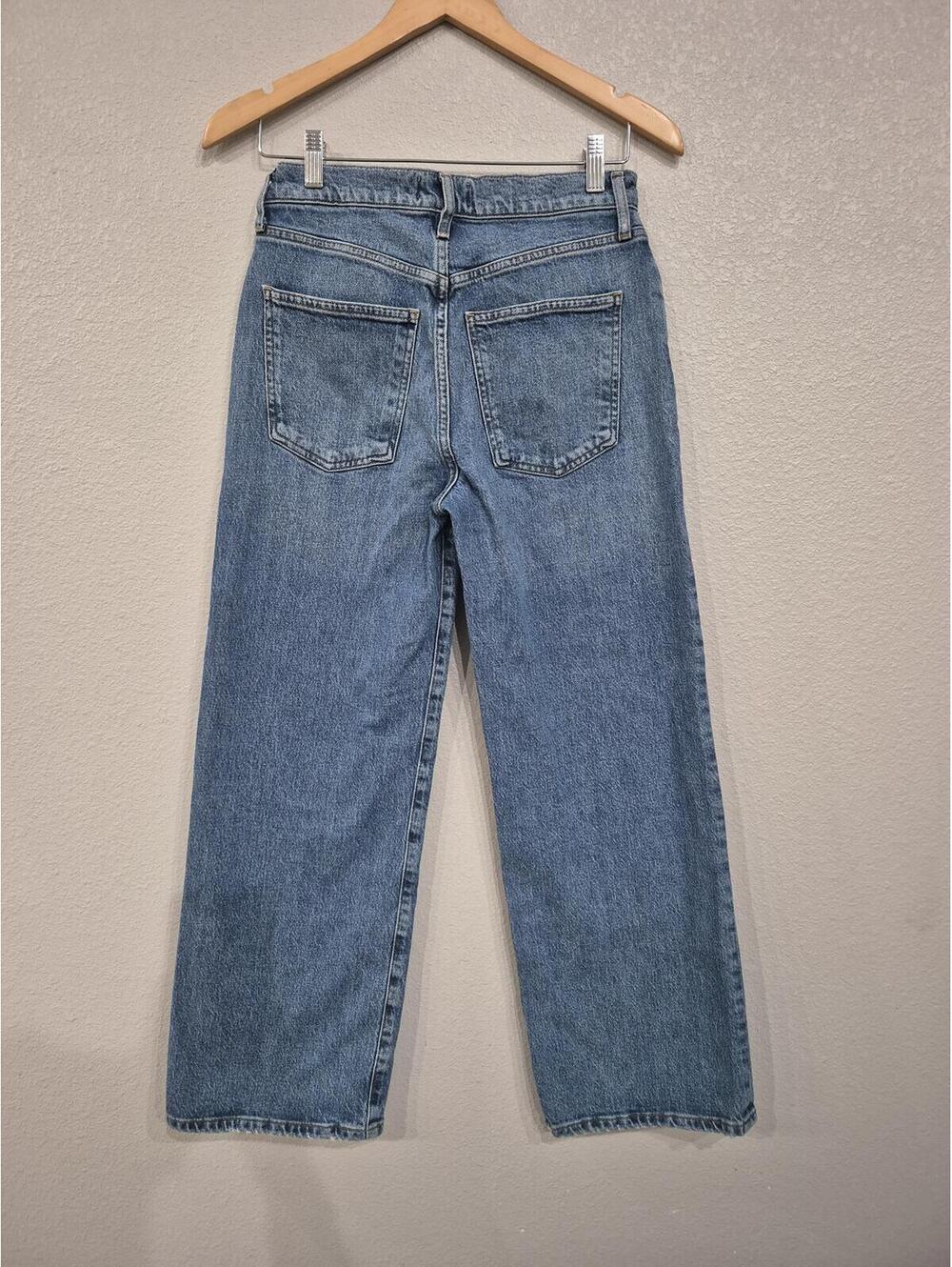AGOLDE Ren Wide Leg Jeans Size 26 - Picture 4 of 7